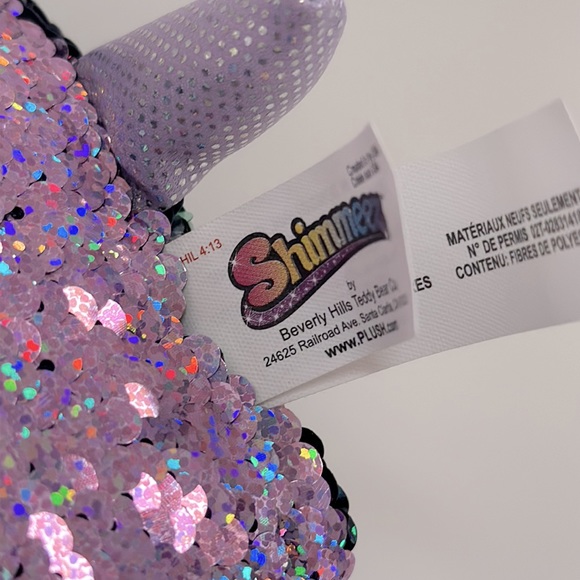 Shimmeez Reversible Sequin Plush Delilah Dog - Picture 3 of 3